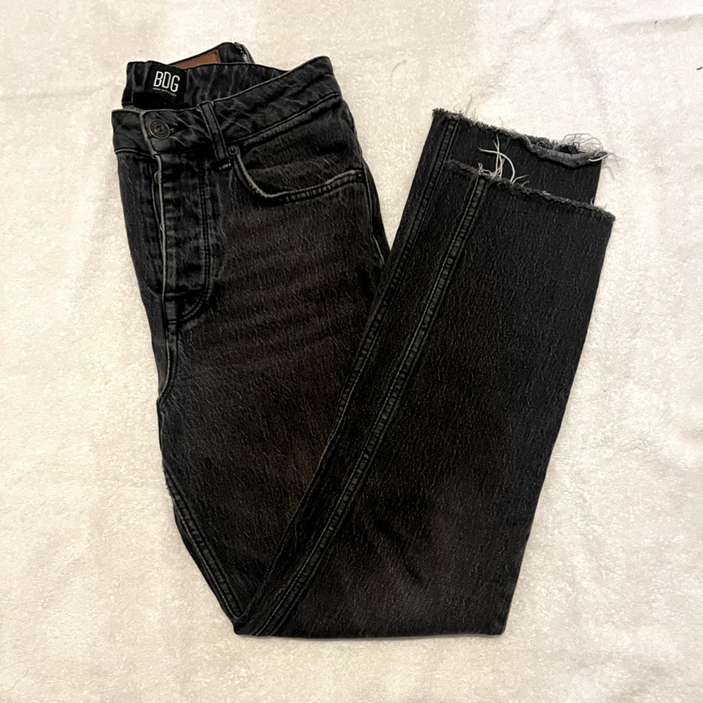BDG Urban Outfitters Dillion Straight Raw Hem Jeans